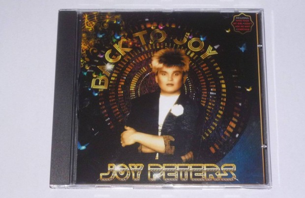 Joy Peters Back To Joy CD Italo - Disco