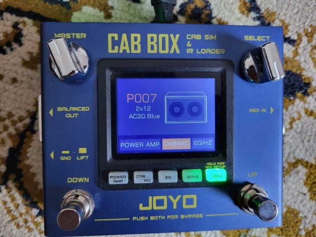 Joyo Cab Box gitárláda-szimuláció is + minden más