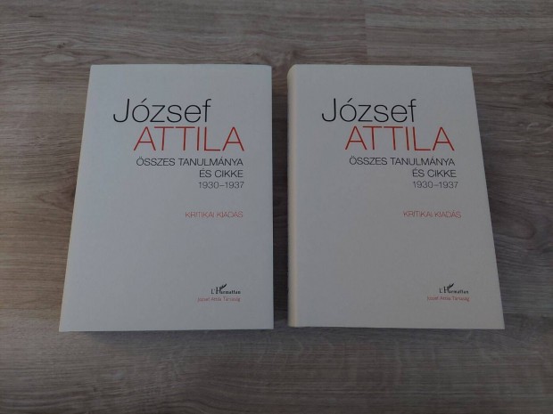 József Attila összes tanulmánya és cikke 1930-1937 I-II. kötet