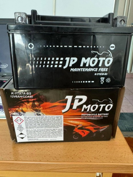 Jp Moto robog akkumultor 12V 6Ah