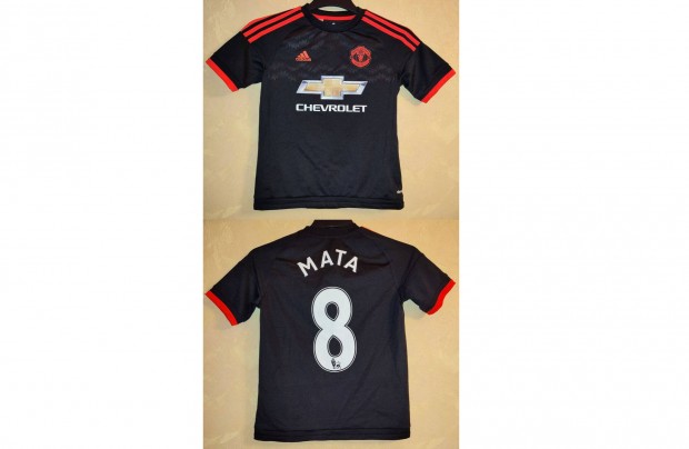 Juan Mata - Manchester United eredeti adidas gyerek mez (M, 152)