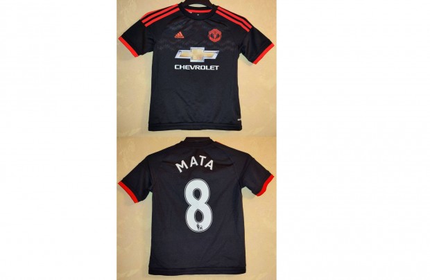 Juan Mata - Manchester United eredeti adidas gyerek mez (M, 152)