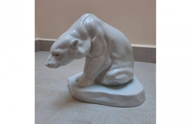 Jubileumi Herendi sznes l jegesmedve a jgtbln porceln figura