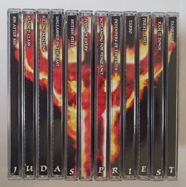 Judas Priest The Remasters 12db zenei Cd ( 1977-1990 ) Collection!