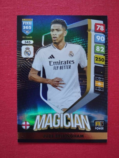 Jude Bellingham Real Madrid FIFA 365 2025 Power Magician focis krtya