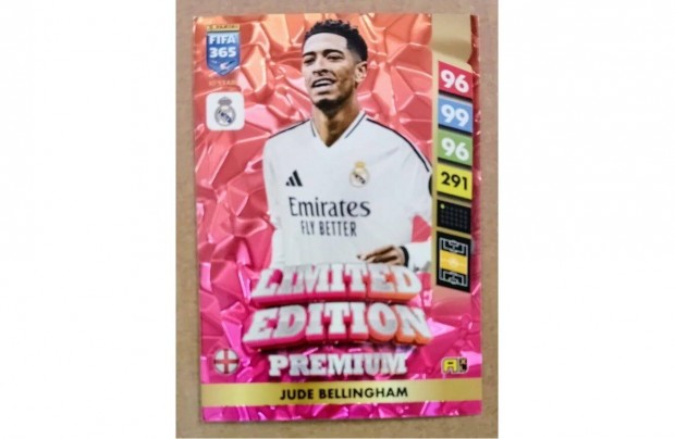 Jude Bellingham Real Madrid Premium Limited focis krtya Panini 2025