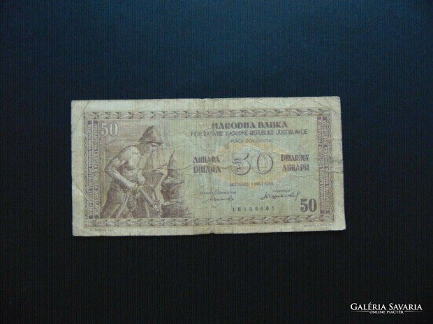 Jugoszlvia 50 dinr 1946 01