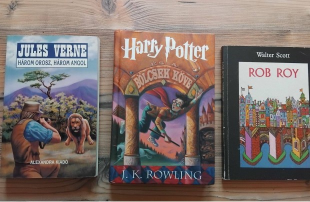 Jules Verne Harry Potter Rob Roy knyvek egyben