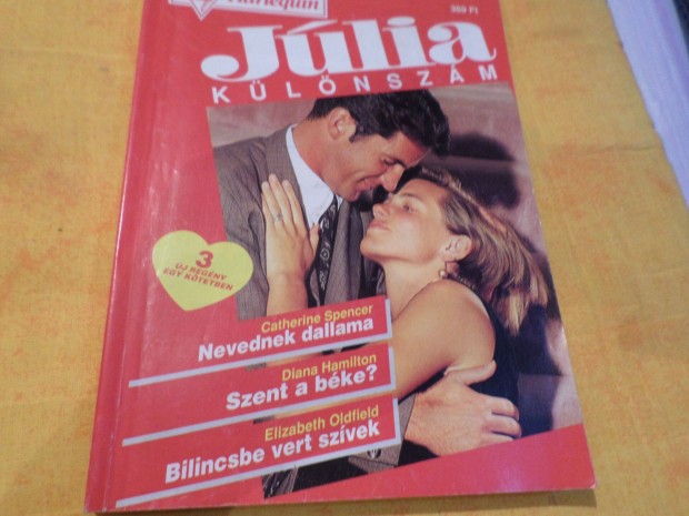 Jlia 1996/1 Nevednek dallama 3 regny egy ktetben Romantikus