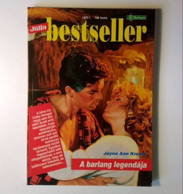 Jlia Bestseller 1995/1 A Barlang Legendja (Jayne Ann Krentz) 6kp+ta