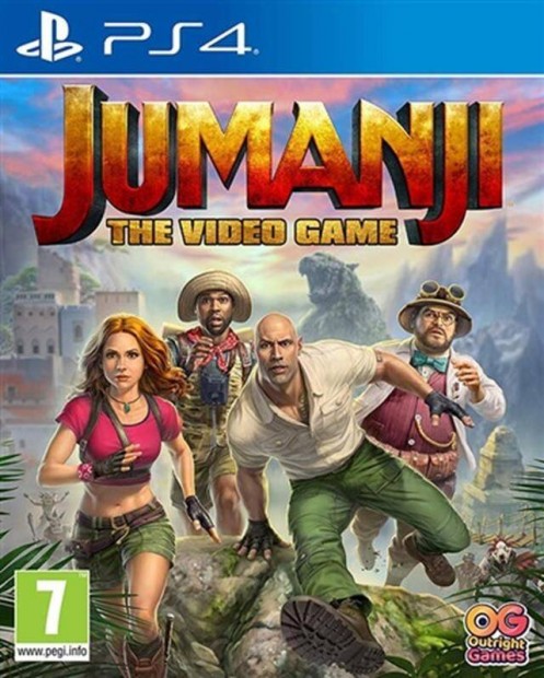 Jumanji The Video Game eredeti Playstation 4 jtk