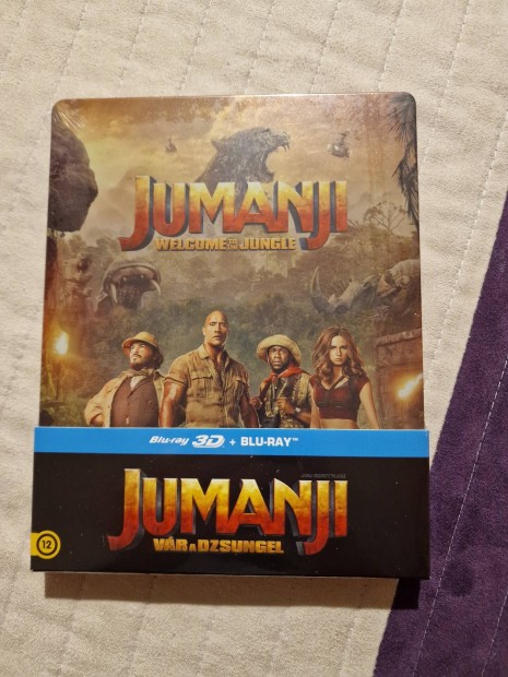 Jumanji : Vr a dzsungel BD+BD3D Bontatlan Steelbook 