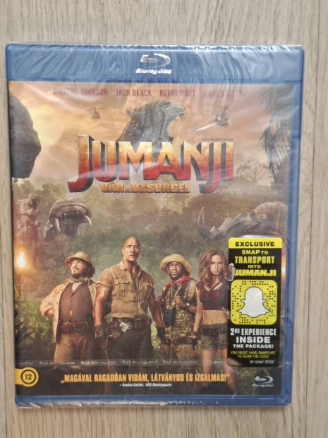 Jumanji - Vr a dzsungel / Welcome to the jungle blu-ray elad