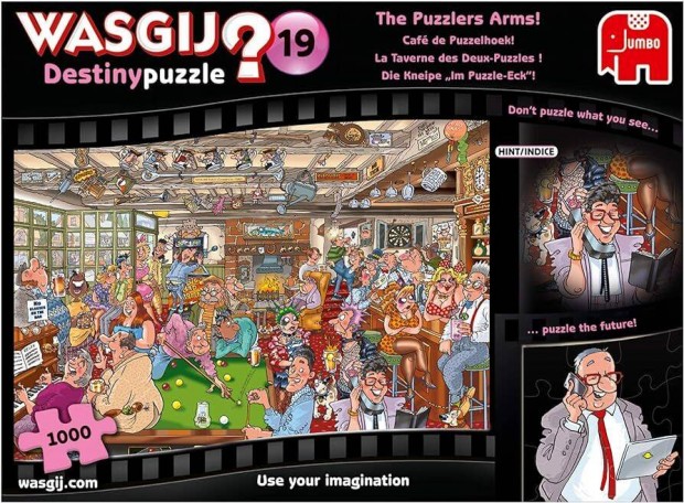 Jumbo Wasgij Puzzle, 1000 darabos Csak ers idegzeteknek!