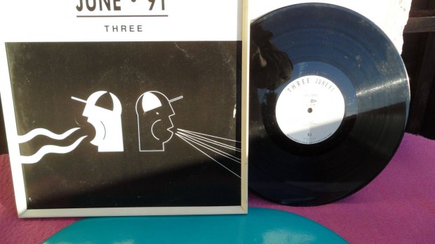 June . 91 Three vinyl angol karcmentes eredet bakelit LP a múltból