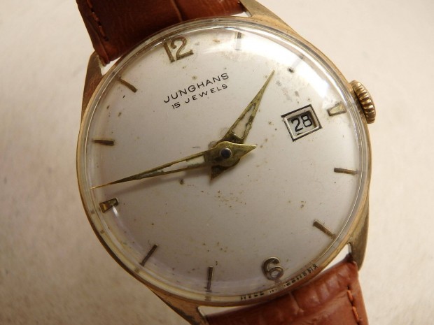 Junghans Frfi Karra Antik Retro Rgi Felhzs Mkd Nmet Szerkezet