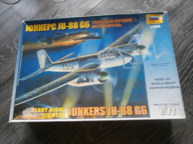 Junkers Ju-88 G-6 Night 1:72 Zvezda makett