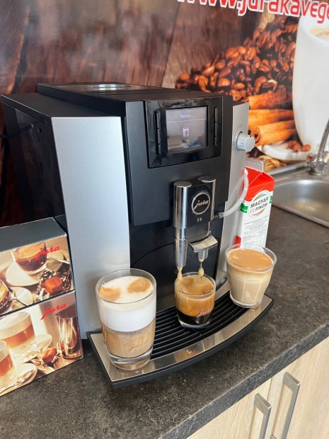 Jura E6-E60 kávégépek 12 havi garanciával eladók