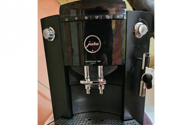 Jura F50 v2 Black teljesen automata darls kvgp capuccino fejjel,