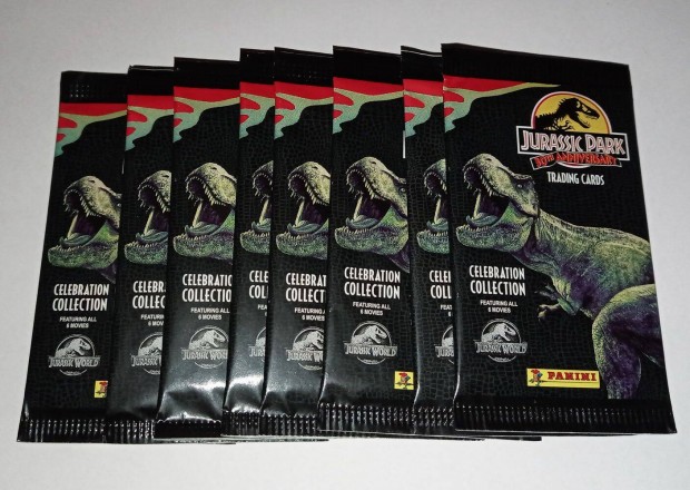 Jurassic Park 30th Anniversary Trading Cards bontatlan krtya csomagok
