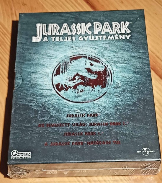 Jurassic Park a teljes gyjtemny dvd bontatlan dszdobozban 