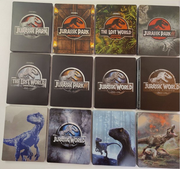 Jurassic Park fmdobozos Blu-ray ( Steelbook ) gyjtemny