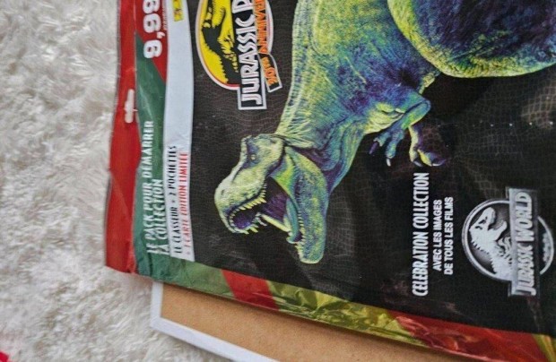 Jurassic Park gyjthet album j gyri csomagols 2 csomag krtya 1 l