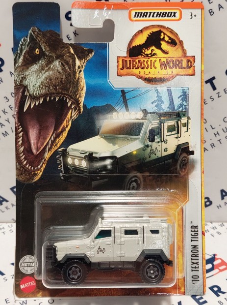 Jurassic World 2. - Textron Tiger -  Matchbox - 1:64