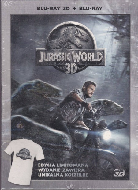 Jurassic World Blu-Ray Dszdoboz 2D + 3D