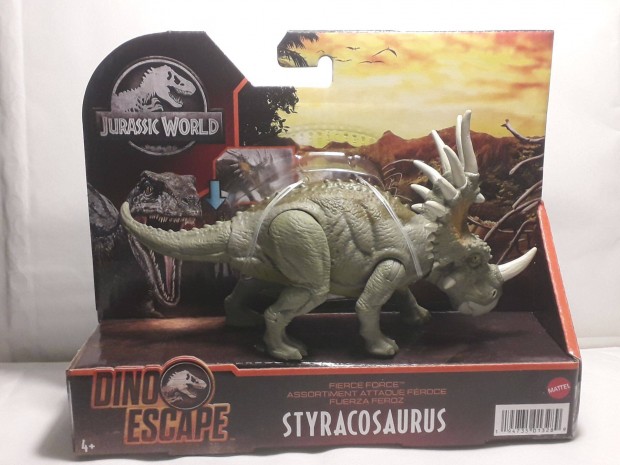 Jurassic World Dino Escape Fierce Force Styracosaurus 2021 Mattel j!