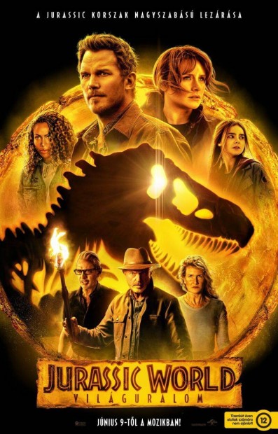 Jurassic World Vilguralom moziplakt poszter