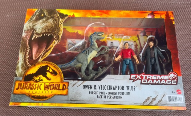 Jurassic World - Owen & Velociraptor Blue