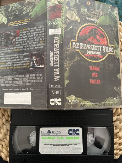 Jurassic park 2 vhs