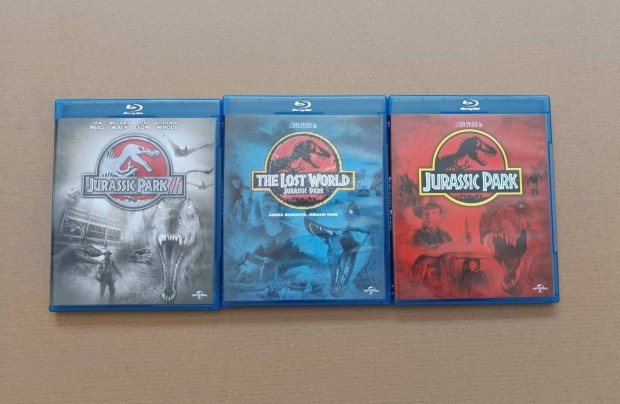Jurassic park blu-ray trilogia