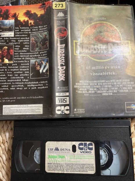 Jurassic park vhs