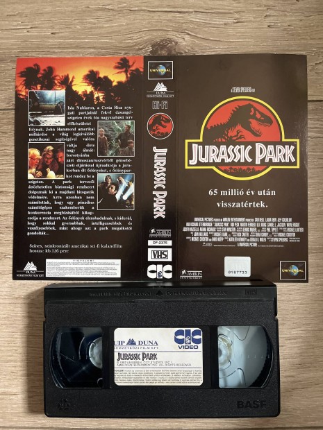 Jurassic park vhs 