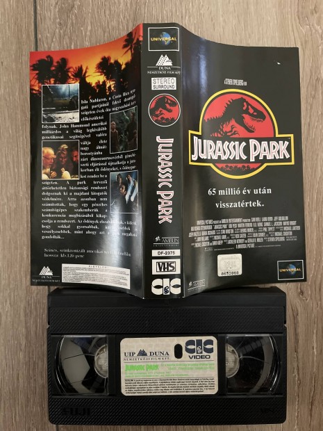 Jurassic park vhs 