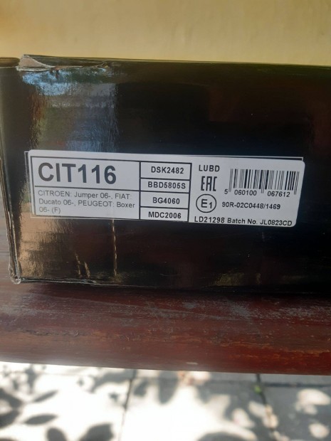 Juratek CIT116 féktárcsa