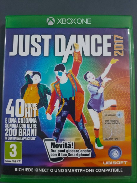 Just Dance 2017 Xbox One S X SX Gyri Jtk Debrecenben Elad