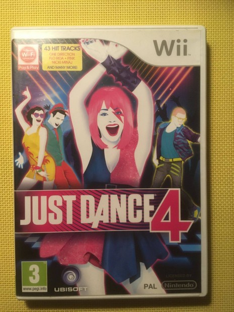 Just Dance 4 Nintendo Wii eredeti jtk