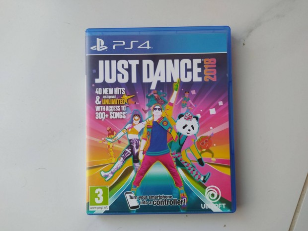 Just dance 2018 eredeti PS4 jtk szp llapotban