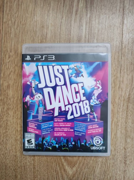 Just dance 2018 playstation 3 PS3 Jtk