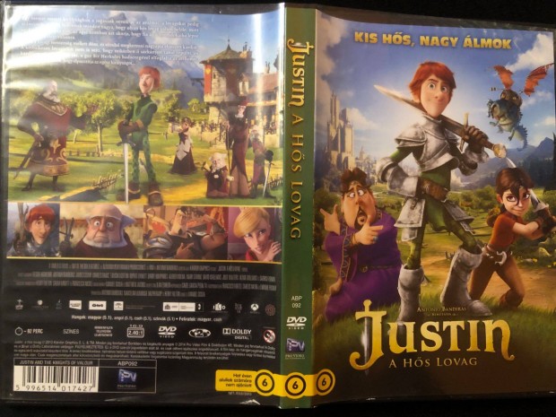 Justin, a hs lovag (karcmentes) DVD