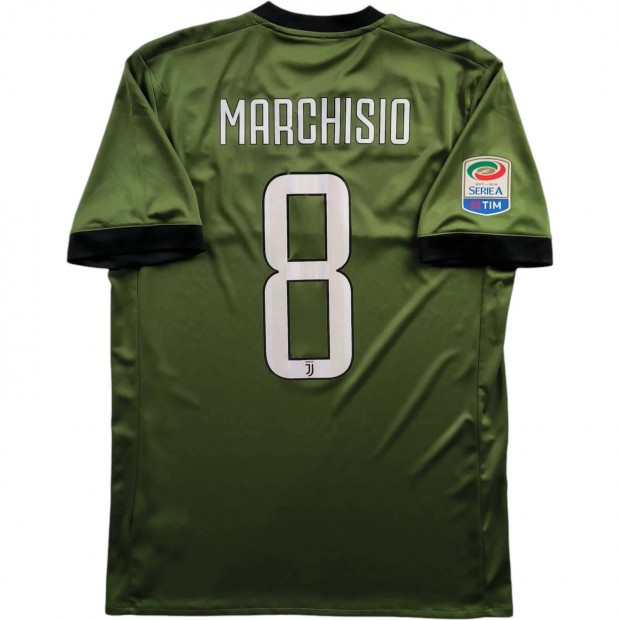 Juventus 2017-18 Adidas harmadik szm Claudio Marchisio foci mez M-es