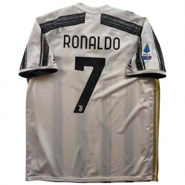 Juventus 2020-21 hazai Adidas Cristiano Ronaldo foci mez XL-es