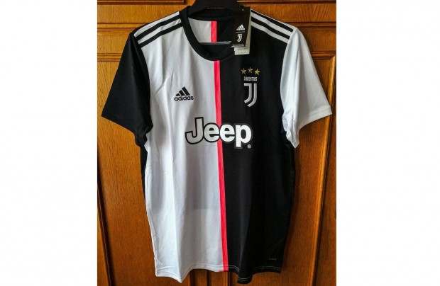 Juventus eredeti adidas 2019-2020 fekete fehr mez (M, XL, 2XL)