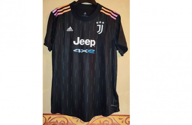 Juventus eredeti adidas 2021-22 fekete mez (XL)