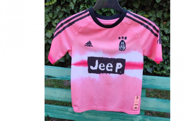 Juventus eredeti adidas Humanrace pink gyerek mez (152)