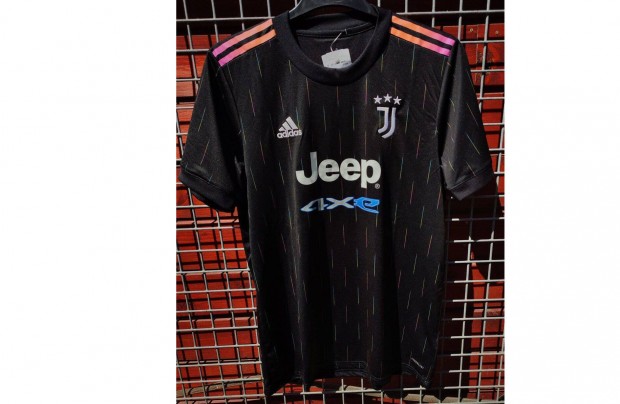 Juventus eredeti adidas, j, cmks 2021-22 idegenbeli mez (L)