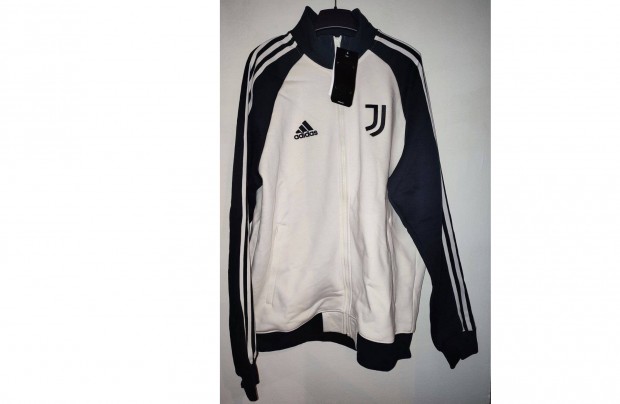 Juventus eredeti adidas cipzáras fekete fehér pulóver (M)